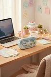 Sanrio Lisanslı Cinnamoroll Lale Koleksiyonu Çift Katmanlı Kalemlik 21 Cm Şık Tasarım