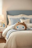 Sanrio Lisanslı Cinnamoroll Yastık 37 Cm – Baş Şekilli Yumuşak Dekoratif