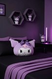 Sanrio Lisanslı Kuromi Yastık 40 Cm – Mor Şekilli Yumuşak Dekoratif