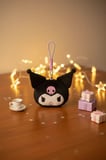 Sanrio Lisanslı Kuromi Peluş Cüzdan 14,5 Cm – Askılı Bozuk Para