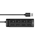 DM CHB005 4 Portlu USB 2.0 Anahtarlı Hub Çoklayıcı