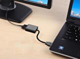 DM CHB020 HDMI to VGA Dişi Çevirici Adaptör Siyah
