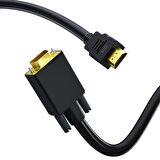 DM CHB033 HDMI to VGA Görüntü Aktarım Kablosu 1.8 Metre