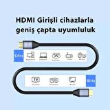DM HI005 4K 60Hz HDMI 2.0 Görüntü ve Ses Aktarım Kablosu 5 Metre