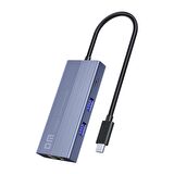 DM CHB061 Type-C to 4K HDMI 3*USB3.0 Gigabit Ethernet PD 60W Çoklayıcı Hub