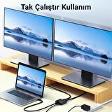 DM CHB078 4K 30Hz 1 Giriş 2 Çıkış HDMI Splitter Çoklayıcı