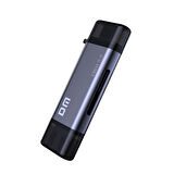 DM CR031 USB3.1 ve Type-C Micro SD TF – SD Kart Okuyucu Çevirici