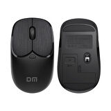 DM K17 Dual Mode Bluetooth ve 2.4GHz Destekli 1200DPI Kablosuz Optik Mouse