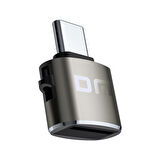 DM CR037 Type-C Micro SD TF Kart Okuyucu