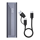 DM HD1500 10Gbps Type-C 3.2 Gen 2 M / B&M Key M.2 NVMe SSD Kutusu