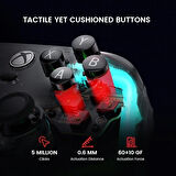 GameSir KALEID Kablolu Hall Effect Controller Xbox Series X|S, Xbox One ve Windows Şeffaf Siyah