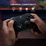 GameSir Cyclone 2 Hall Effect 2.4g Wireless Controller Siyah Nintendo Switch, Windows PC, Android ,Ios