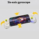 GameSir X5s Zenless Zone Zero ZZZ Beyaz Wireless Mobile Game Controller Nintendo Switch 2 ,ios, Android