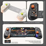 GameSir X5s Zenless Zone Zero ZZZ Beyaz Wireless Mobile Game Controller Nintendo Switch 2 ,ios, Android