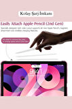 iPad Air 11 inç 2024 6. Nesil M2 Çip Uyumlu Kalem Bölmeli Akıllı Smart Tablet Kılıfı