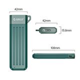 ORICO USB 3.1 Gen2 Type-C 10Gbps M.2 NVMe SATA SSD Disk Kutusu Yeşil