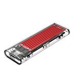 Orico USB3.1 Gen2 Type-C 10Gbps M.2 NVMe SSD Disk Kutusu Kırmızı