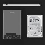 Orico USB 3.1 Gen2 Type-C 2.5” inch SATA SSD Hard Disk Kutusu Şeffaf