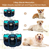 KingCamp PETS Ancona M Portatif Köpek Çadırı Blue