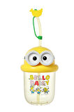 Minions Lisanslı Pipetli Figür Kapaklı Plastik Şişe (590ml)