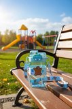 We Bare Bears Lisanslı Omuz Askılı Plastik Şişe 560ml - Grizzly Tasarımlı Neşeli İçecek Arkadaşı