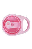 Disney Marie Lisanslı Pipetli ve Kapaklı Plastik Suluk (1000 ML)