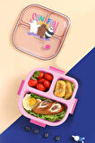 We Bare Bears Lisanslı 3 Bölmeli Yemek Kabı (1200ml)