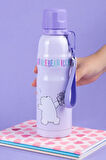 We Bare Bears Lisanslı Tutma İpli Termos (600ml) - Kutup Ayı