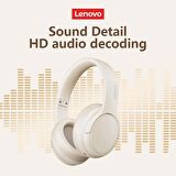 Lenovo Thinkplus TH20 Kablosuz Bluetooth Kulaküstü Kulaklık Mavi