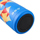 Shamobo Paslanmaz Çelik, Pipetli, Kilitlenebilir Çocuk Matarası 350 ml Mavi