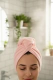 Miniso Lisanslı Hayvan Serisi Kalın Saç Havlusu Yüksek Emicili Yumuşak Dokulu