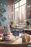 Disney Zootropolis Lisanslı Judy Hopps Pipetli Cam Bardak – PU Kılıflı Cam Bardak 400 Ml