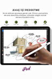İPad Air 11 & 13 inç M3 2025 Uyumlu Avuç İçi Reddetmeli Eğim Hassasiyetli Dokunmatik Yazı Kalemi