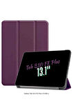 Galaxy Tab S10 FE Plus Uyumlu 13.1" Katlanabilen Standlı Smart Cover Akıllı Tablet Kılıfı