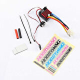 Robotistan 60 A 2S-3S Hobbywing New Quicrun 1/10 RC Araba Fırçalı Motor ESC