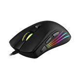 Gamenote MS1002 Kablolu Rgb Optik Oyuncu Mouse Siyah