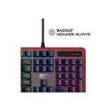 Havit Gamenote KB870L RGB Backlit Gaming Mekanik Klavye Siyah