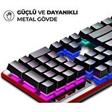 Havit Gamenote KB870L RGB Backlit Gaming Mekanik Klavye Siyah