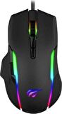 Gamenote MS1012A Kablolu RGB Gaming Mouse - Siyah