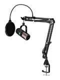 Havit Gamenote GK63 PRO RGB Gaming Profesyonel Oyuncu Yayıncı Mikrofonu ve Masa Standı