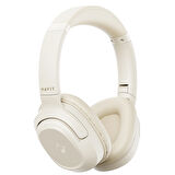 Havit H612BT Kablosuz Kulaküstü Bluetooth Kulaklık - 50 Saat, AUX Desteği, Hafif Tasarım, Katlanabilir - Bej