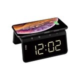 Havit W320 Hızlı Wireless Şarj, Saat ve Gece Lambası (Fast 15W)