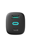 Havit UC10 Type-C 65 Watt Hızlı Şarj Aleti Siyah