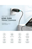 Havit UC10 Type-C 65 Watt Hızlı Şarj Aleti Siyah