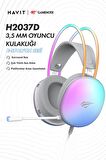 Havit Gamenote H2037D RGB Gaming Mikrofonlu Oyuncu Kulaklığı 3.5mm Jack