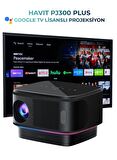 Havit PJ300 Plus Google Lisanslı Projeksiyon Cihazı - 1080p - 4K Desteği - 5ghz Wifi