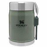 Stanley Klasik Kaşıklı Yeşil  0.40 lt Çelik Yemek Termosu