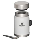 Stanley Klasik Kaşıklı Koyu Beyaz 0.40 lt Çelik Yemek Termosu