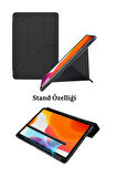 Galaxy Tab S6 Lite P620 2024 Wifi Uyumlu Trifolding Akıllı Uyku Modlu Silikon Tablet Kılıfı