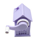 Bafix Dream Cabin Ev Şekilli Masaüstü Kollu Kalemtıraş Mor Panda 9605